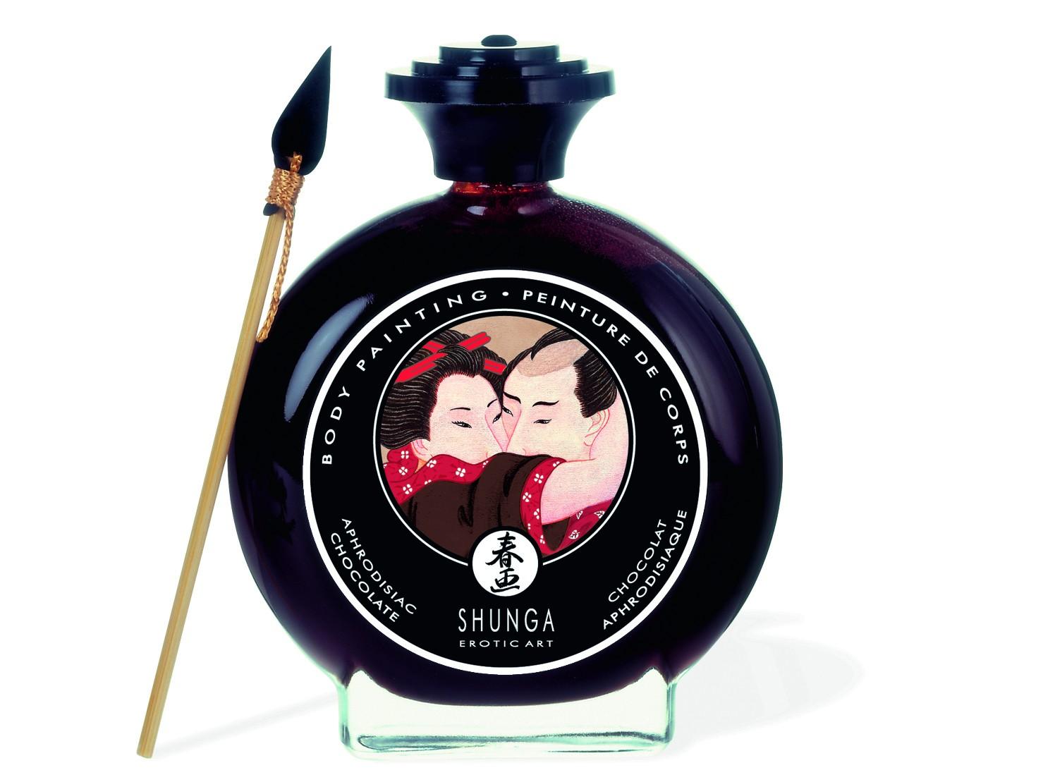Peinture de corps embrassable – Chocolat noir