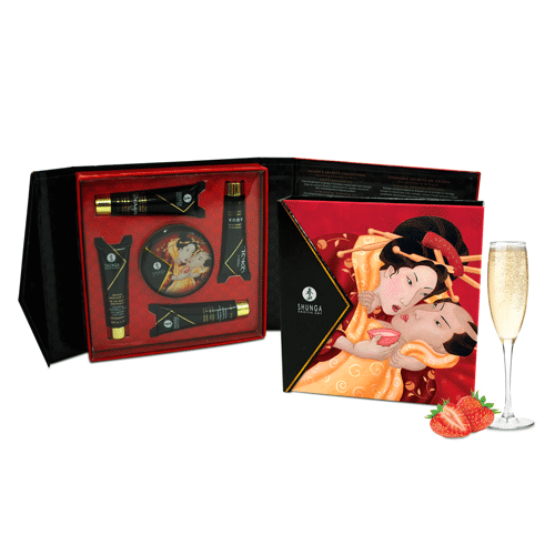Kit Secret de Geisha – ORGANICA – Vin pétillant à la fraise