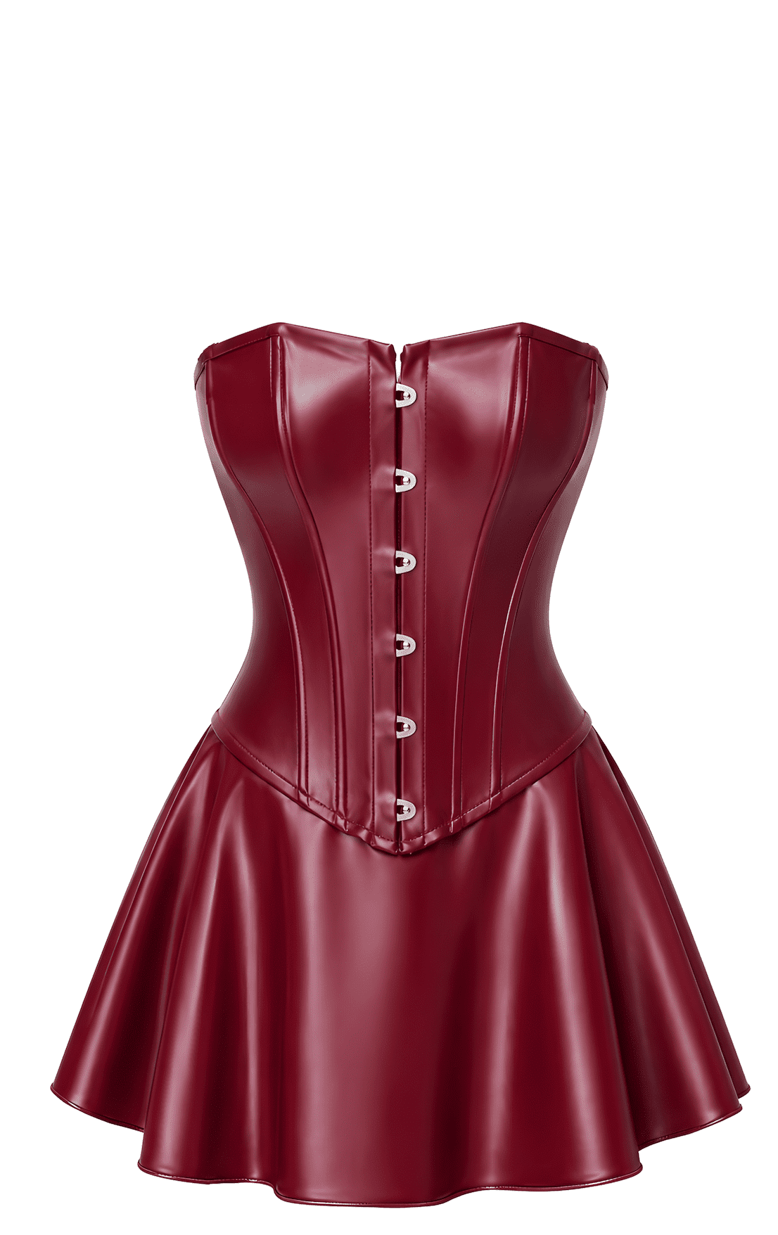 F397 Dark romance corset mini robe