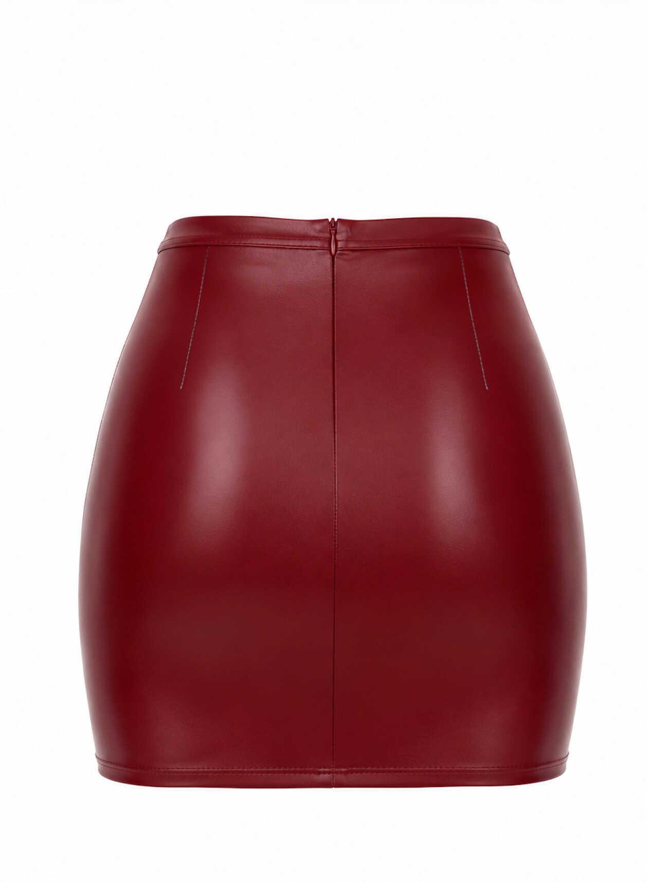 F399 Bordeaux affair Mini jupe