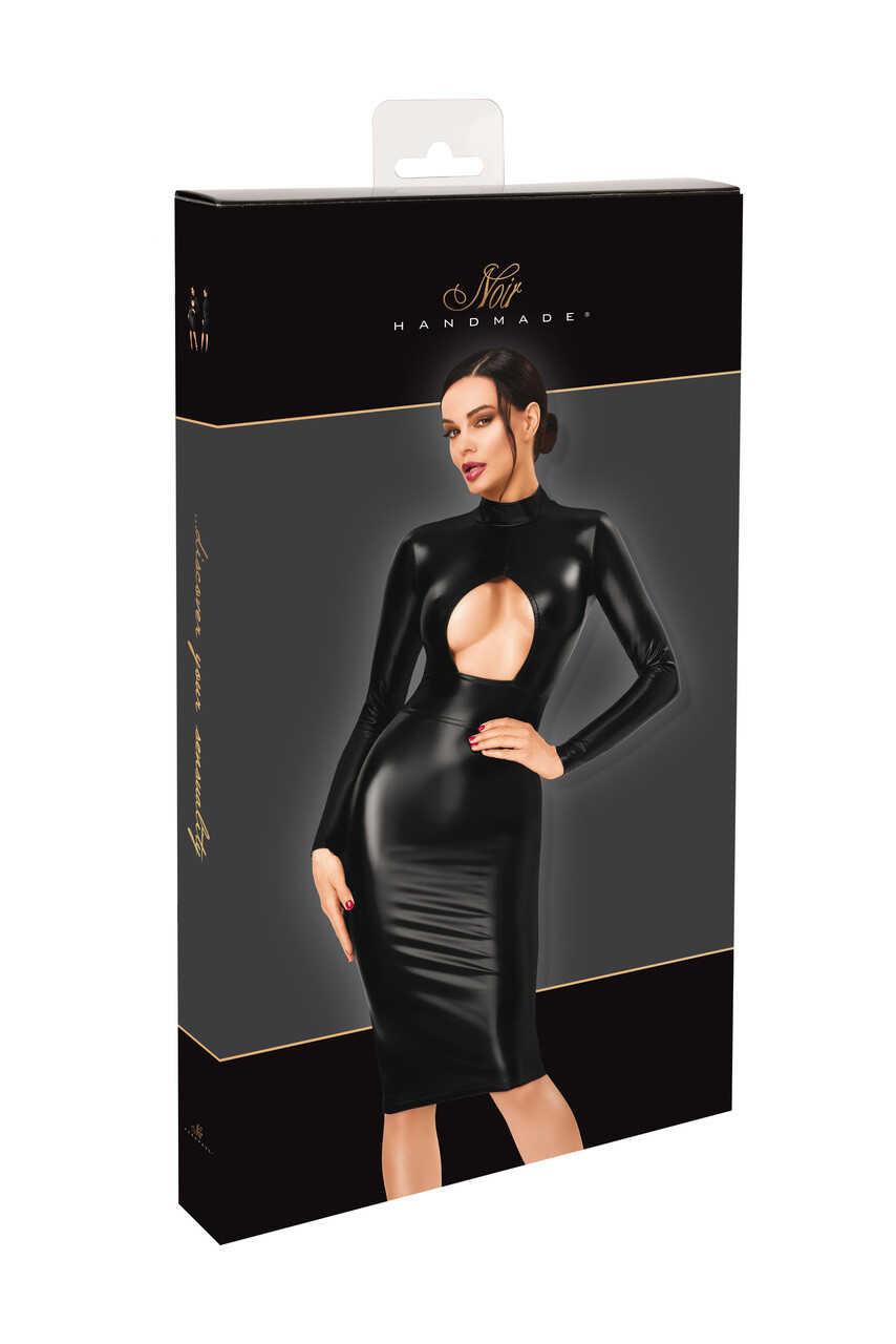 F401 Dark affair robe midi