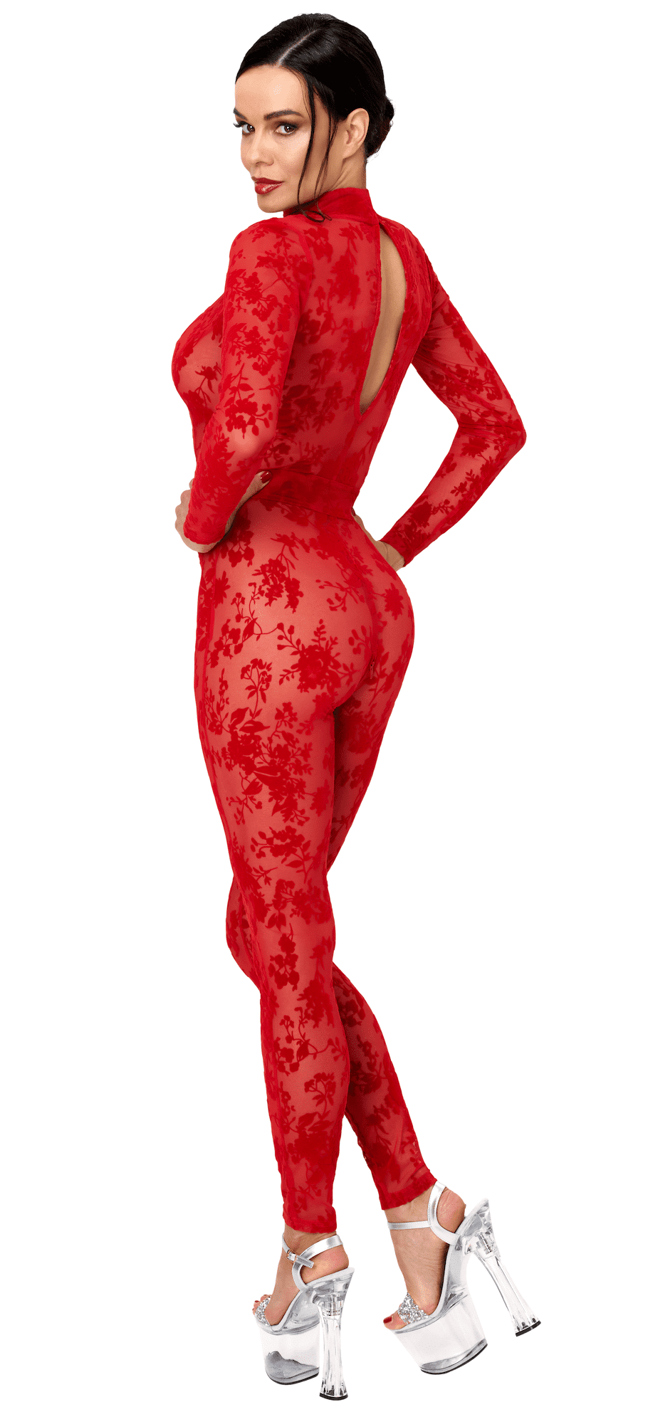 F414 Lovebite Combinaison Décolleté V Plongeant