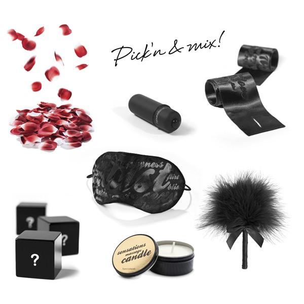 Menottes sensuelles – Liens en satin – Noir
