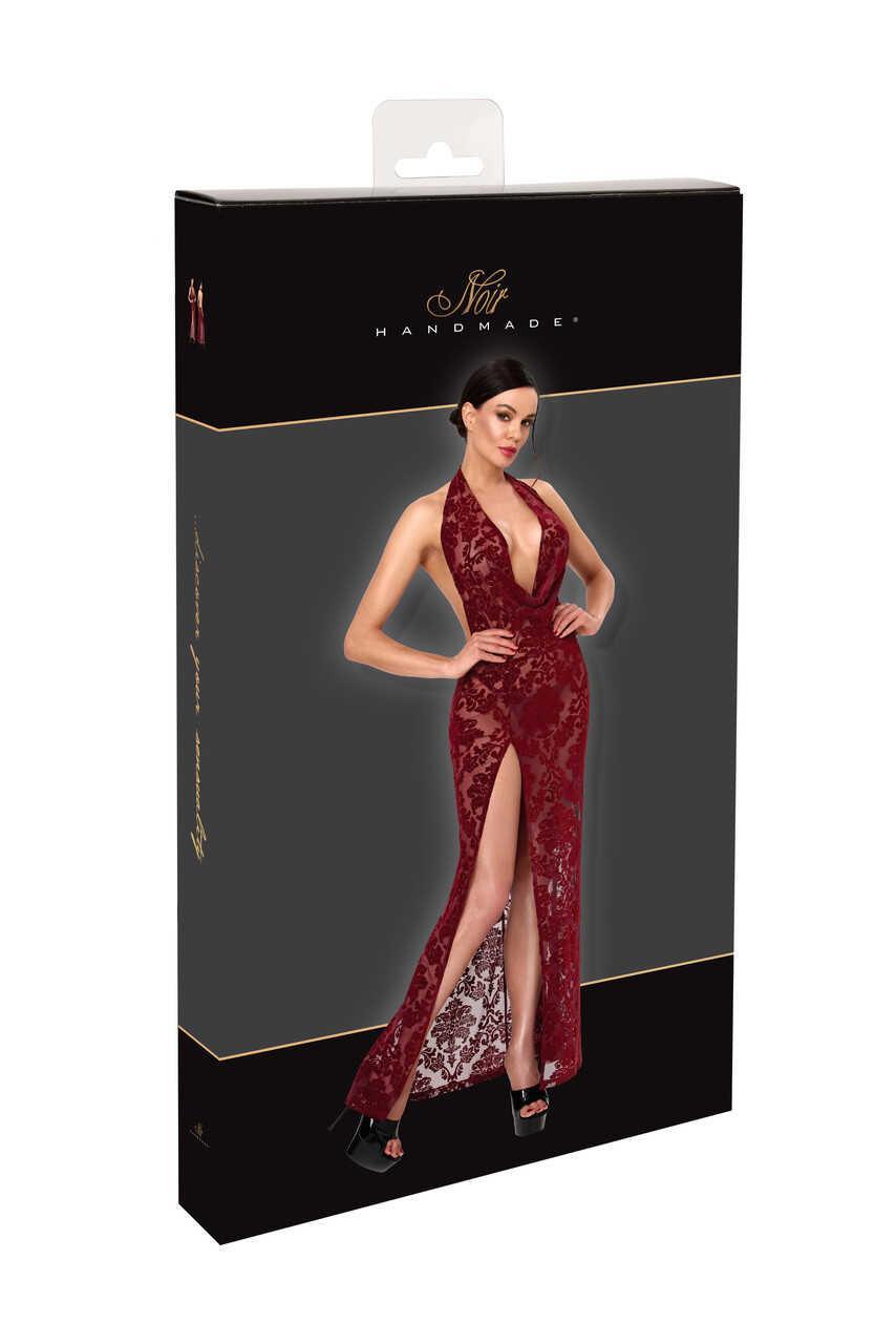 F424 Masquerade Robe longue dos nu