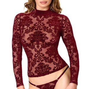 F425 Masquerade top manches longues