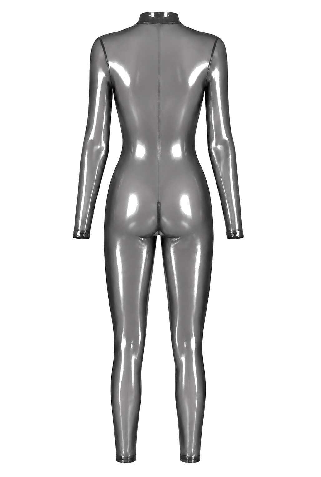 F429 Moondust Bodystocking avec Zip Trois Voies
