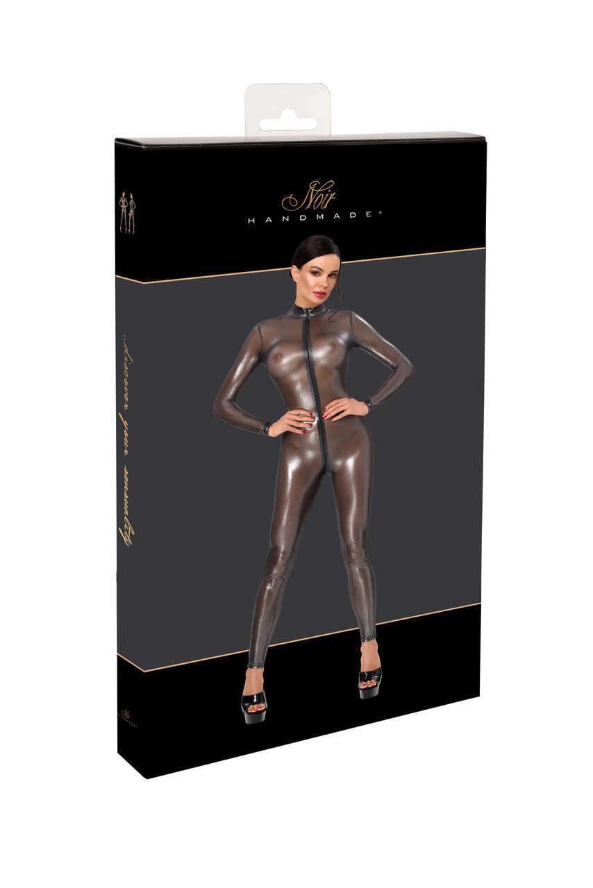 F429 Moondust Bodystocking avec Zip Trois Voies