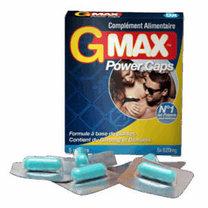 Gmax Power Caps Homme – 5 gélules