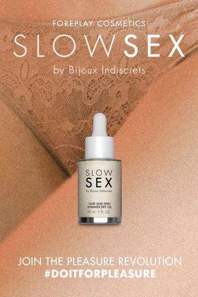 Huile intime sèche brillante – Slow Sex – 30 ml