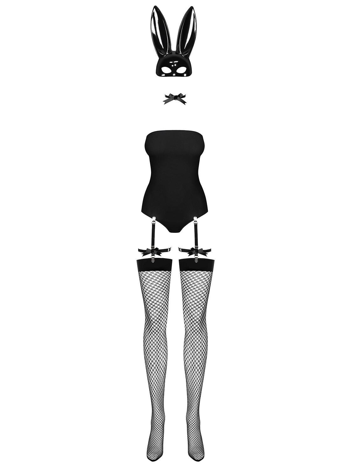 Bunny Costume 4 pcs – Noir