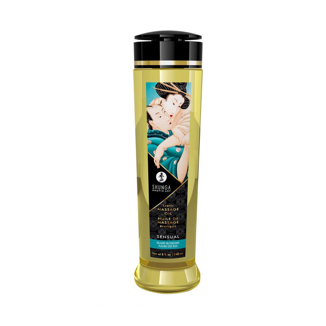 Huile de massage érotique – Sensual – Fleurs des îles – 240 ml
