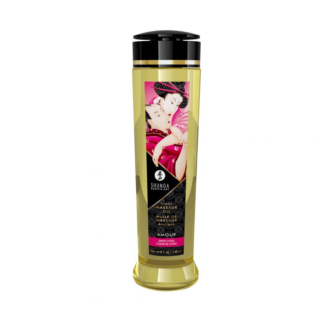 Huile de massage érotique – Coeur de Lotus – 240 ml