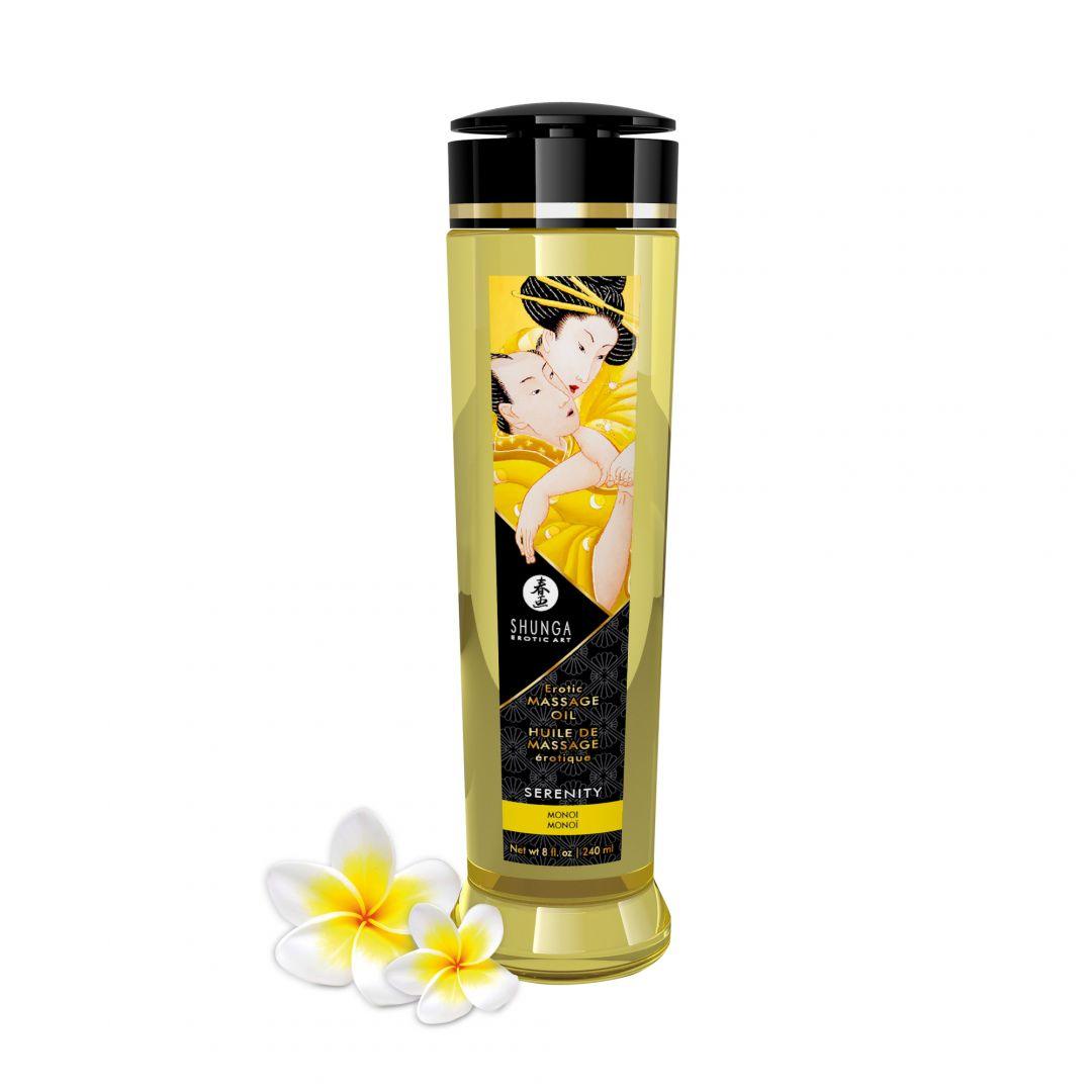 Huile de massage érotique – Serenity – Monoï – 240 ml