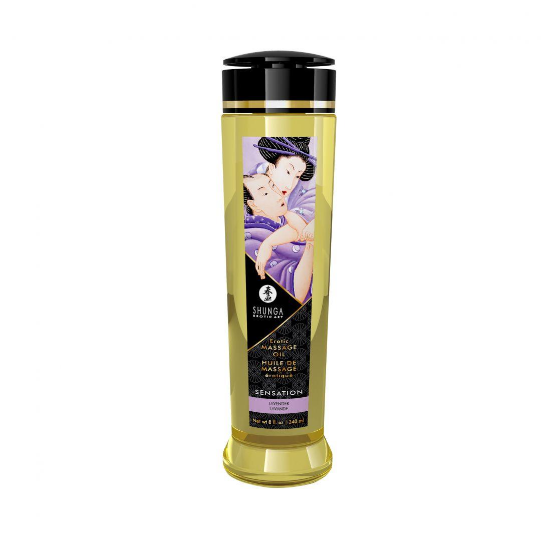 Huile de massage érotique – Sensation – Lavande – 240 ml