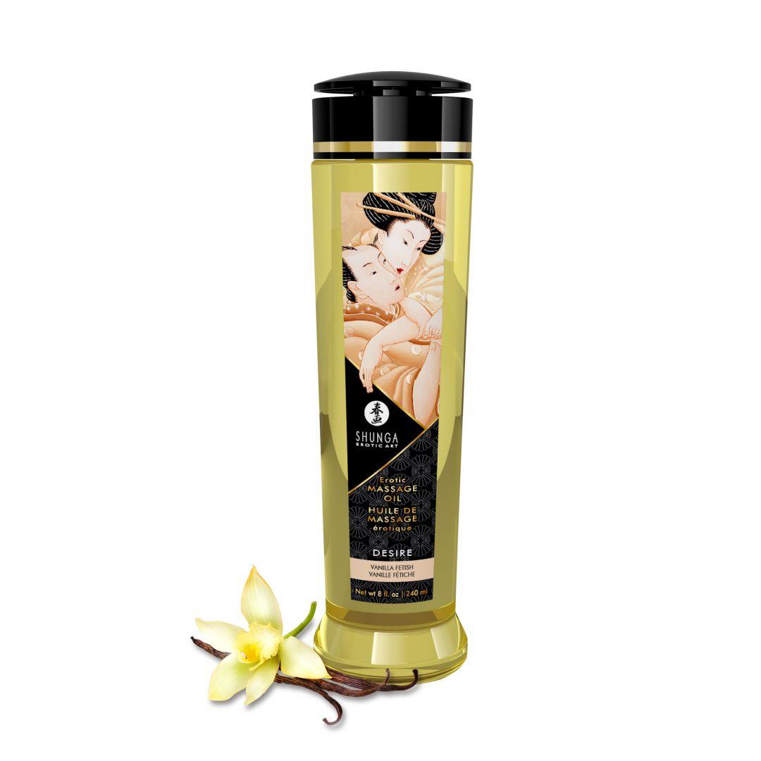 Huile de massage érotique – Désir – Vanille – 240 ml