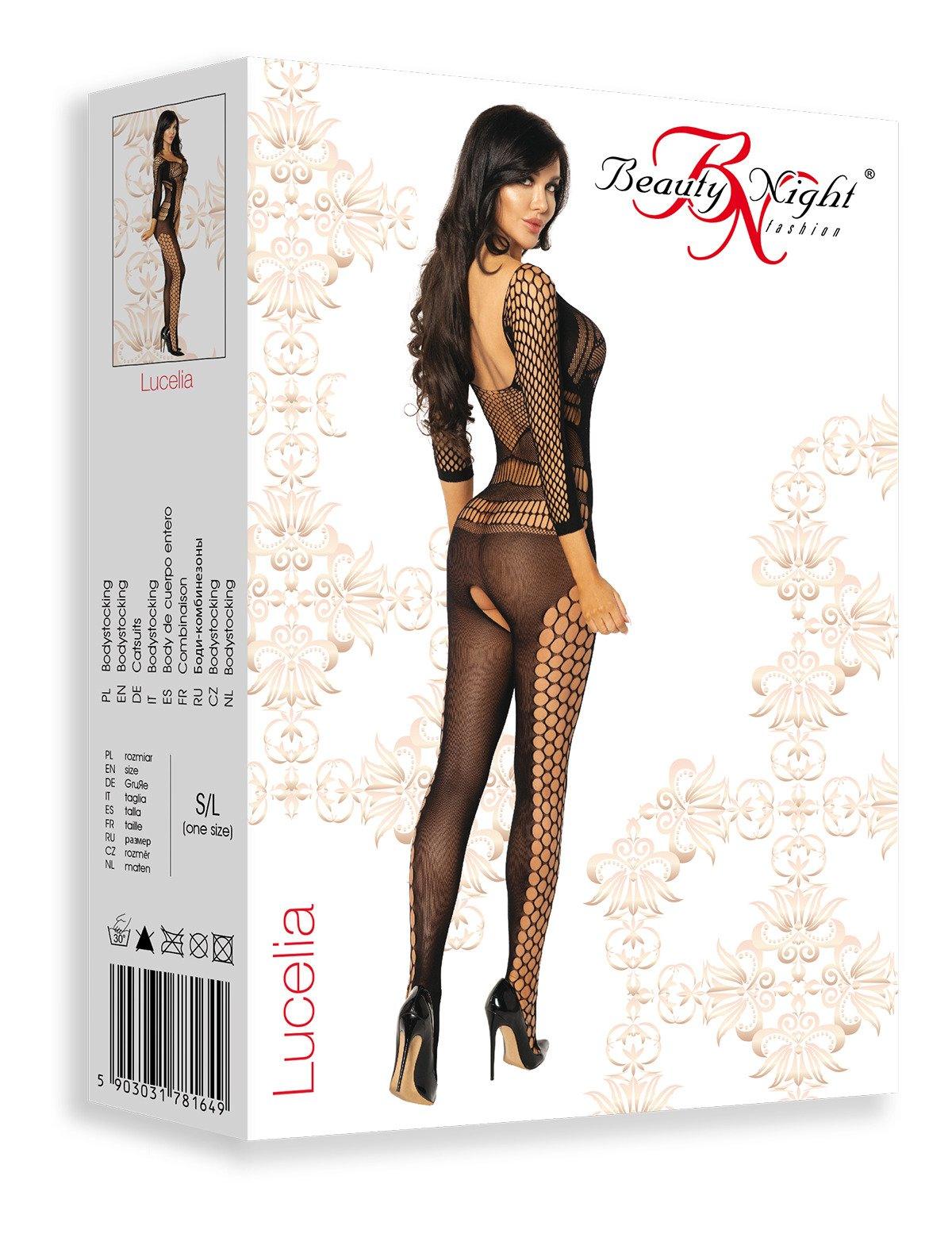 Lucelia Bodystocking – Noir