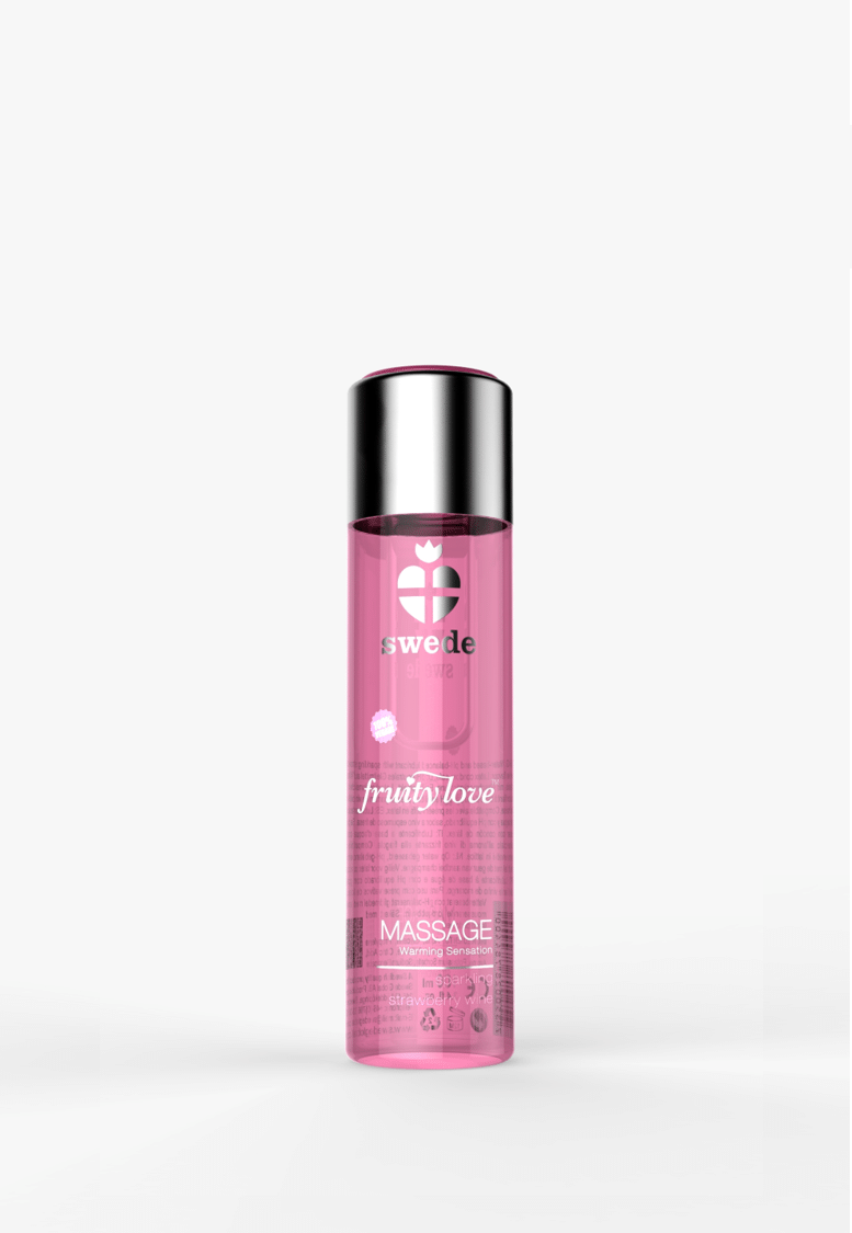 Huile de massage – Vin pétillant à la Fraise – 60 ml