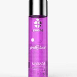 Huile de massage – Framboise Rhubarbe – 120 ml
