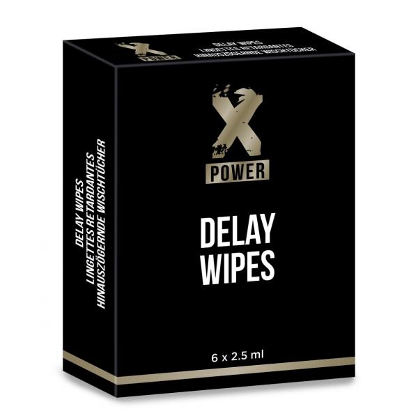 Lingettes retardantes – 6 Lingettes