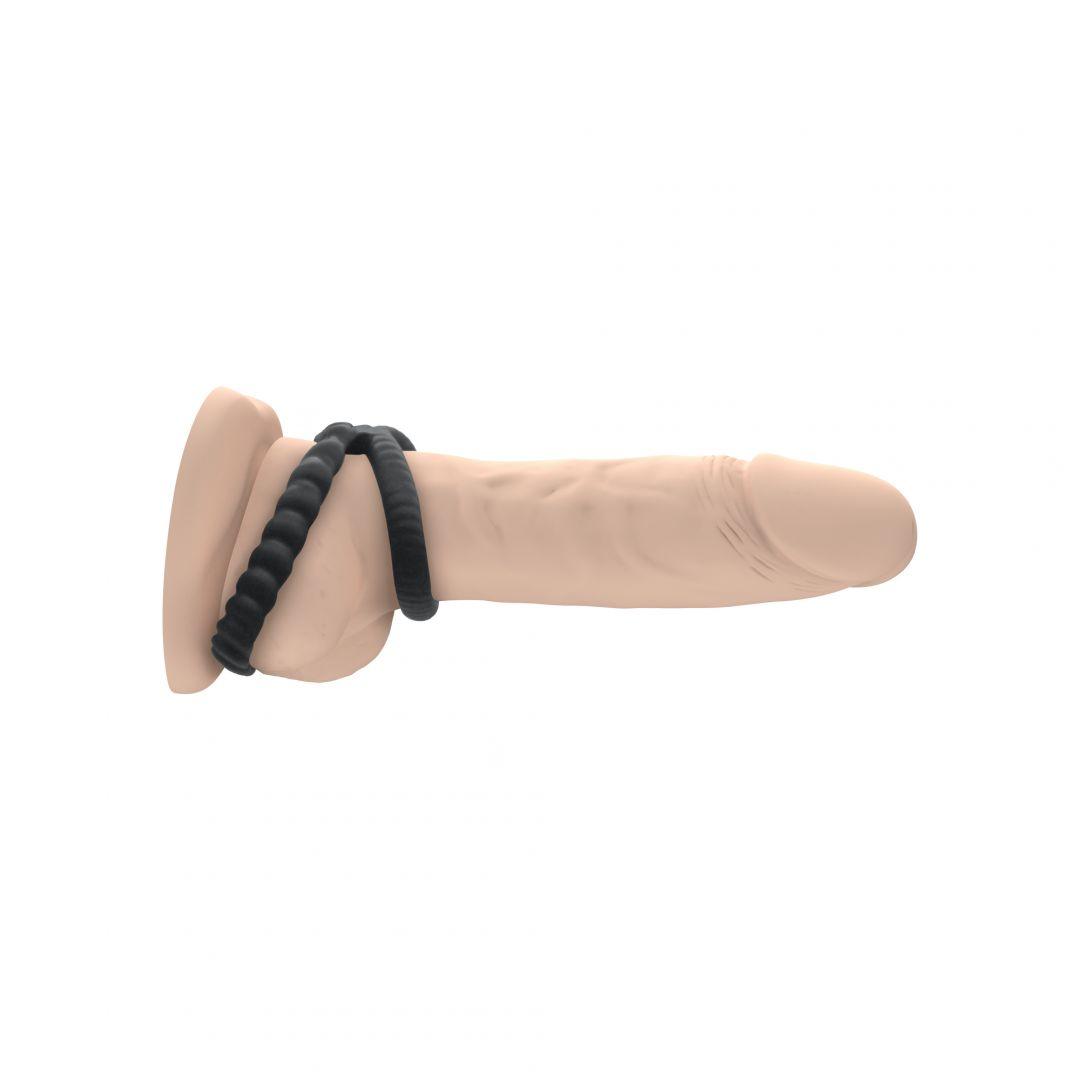 Cockring Dual ring Dorcel – Noir