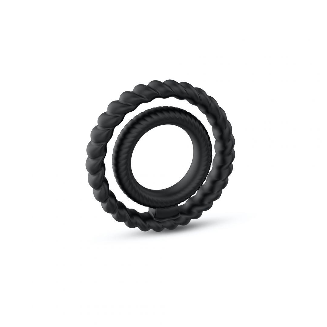 Cockring Dual ring Dorcel – Noir