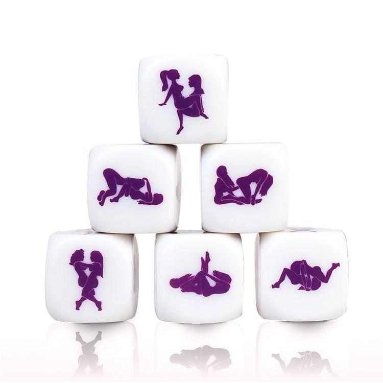 Dé Kamasutra Lesbien – Blanc et violet