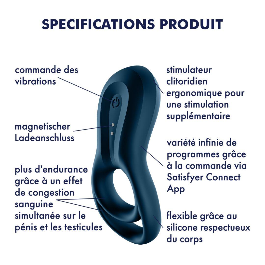 Epic duo – Noir Cockring Satisfyer