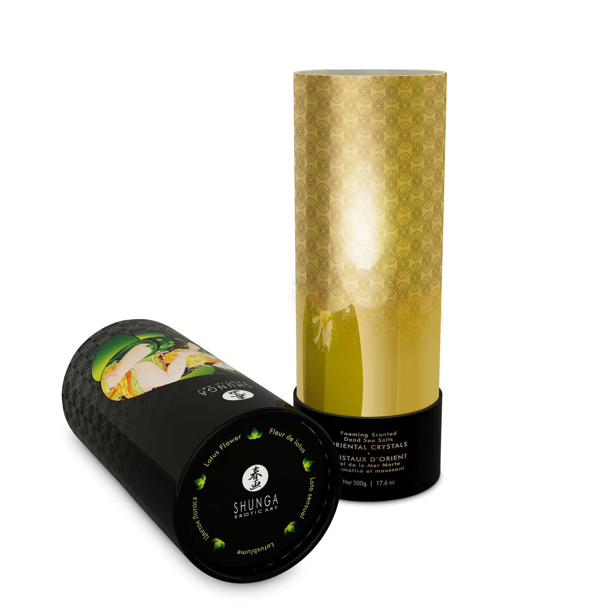 Sel de bain moussant – Cristaux d’orient – Fleur de Lotus BIO