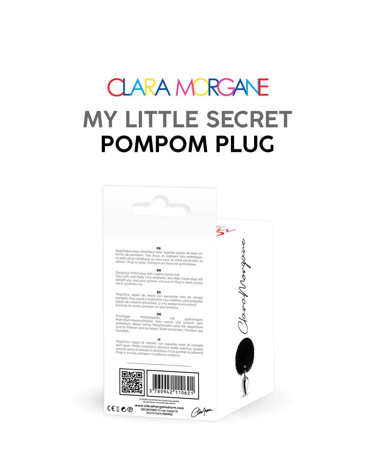 My little secret pompom plug – noir