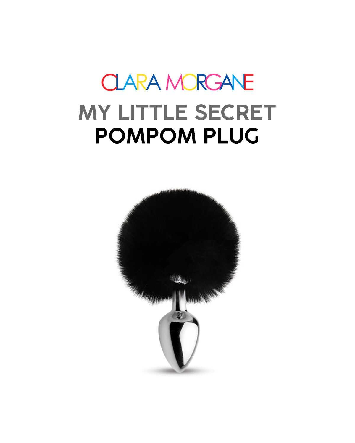 My little secret pompom plug – noir
