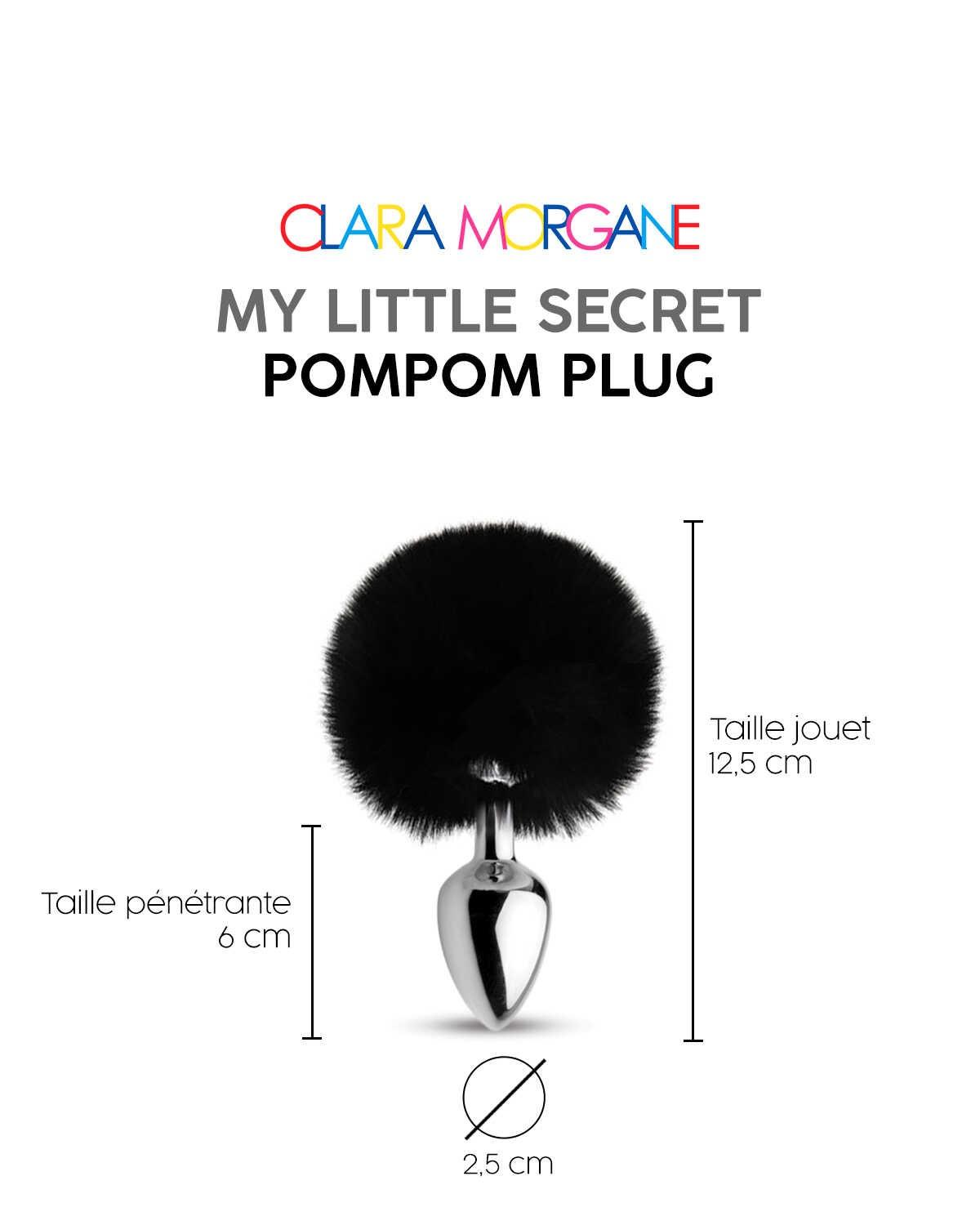 My little secret pompom plug – noir