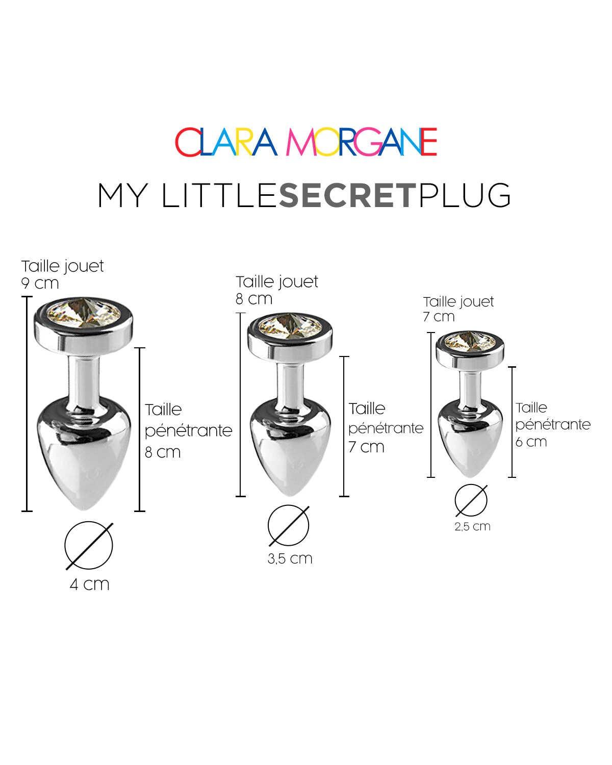 My little secret plug small – Blanc