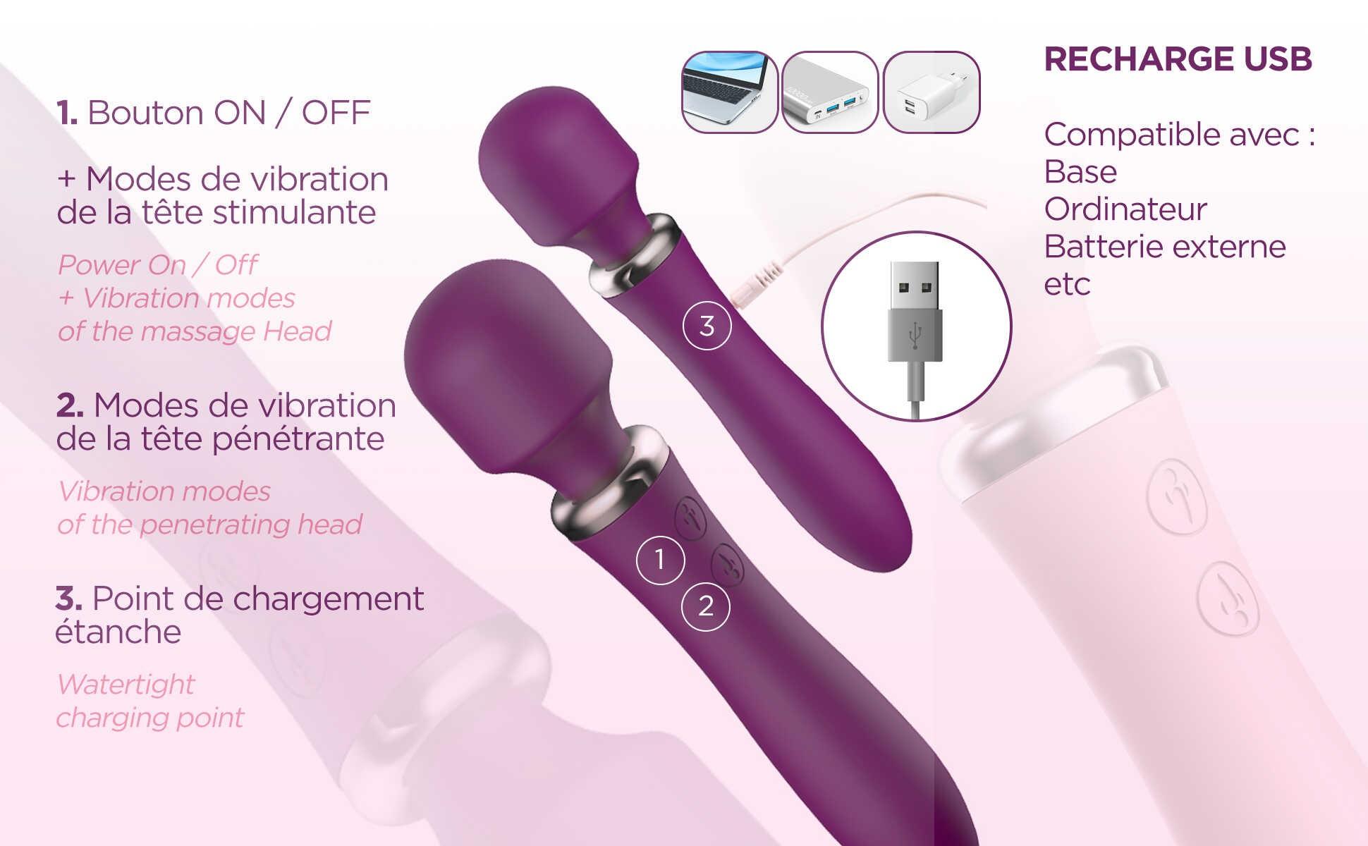 Powerful Wand – Bordeaux