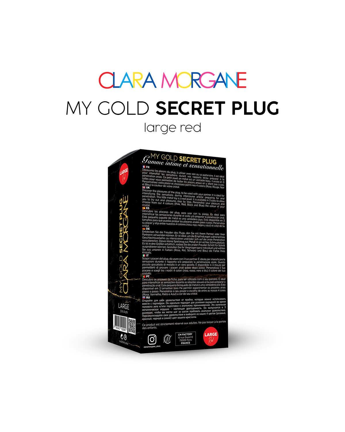 My Gold Secret Plug – Rouge