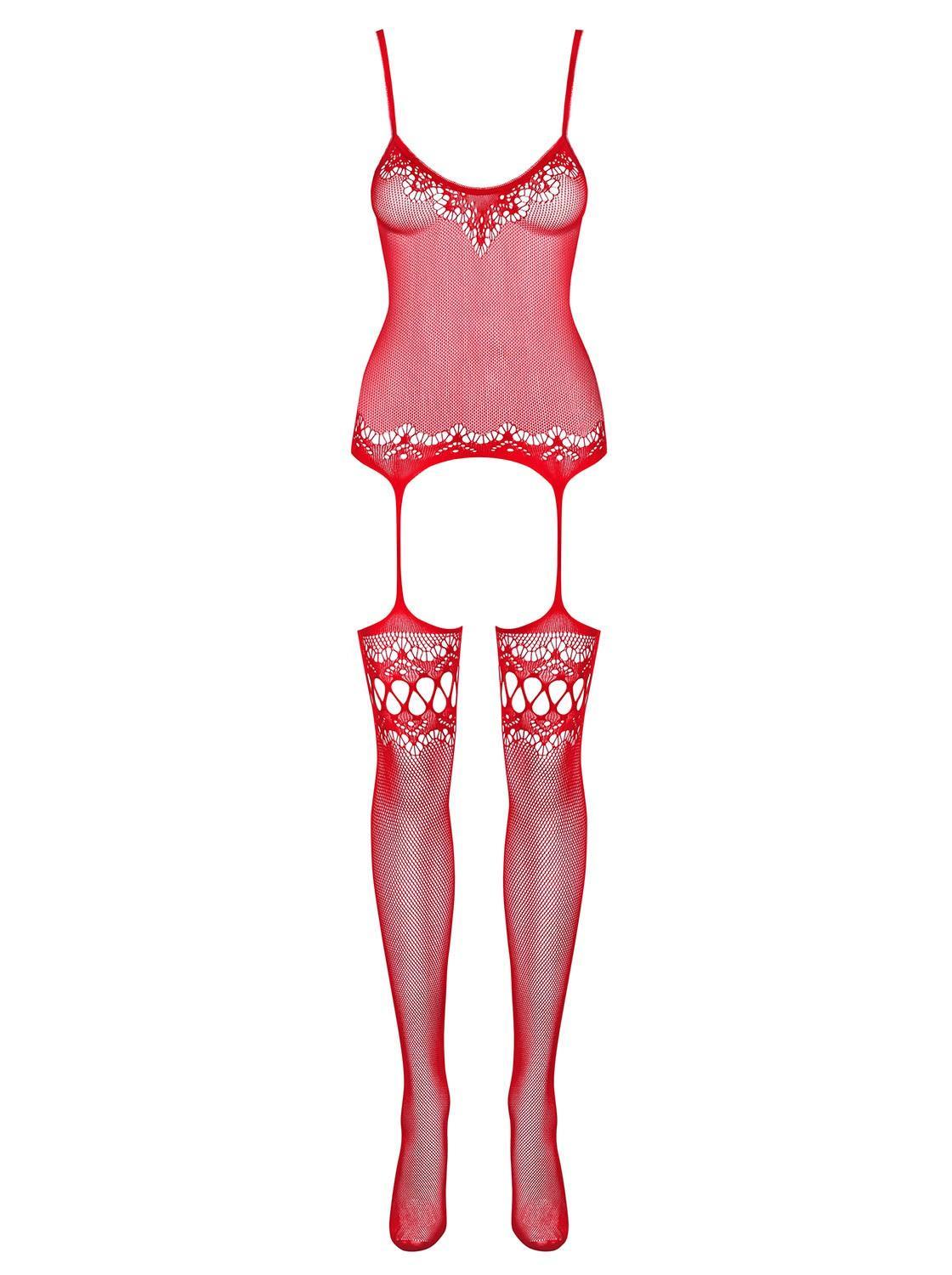 F214 Bodystocking – Rouge