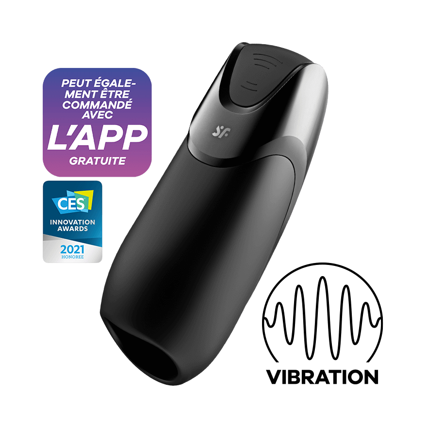 Men Vibration + Connect App – Noir
