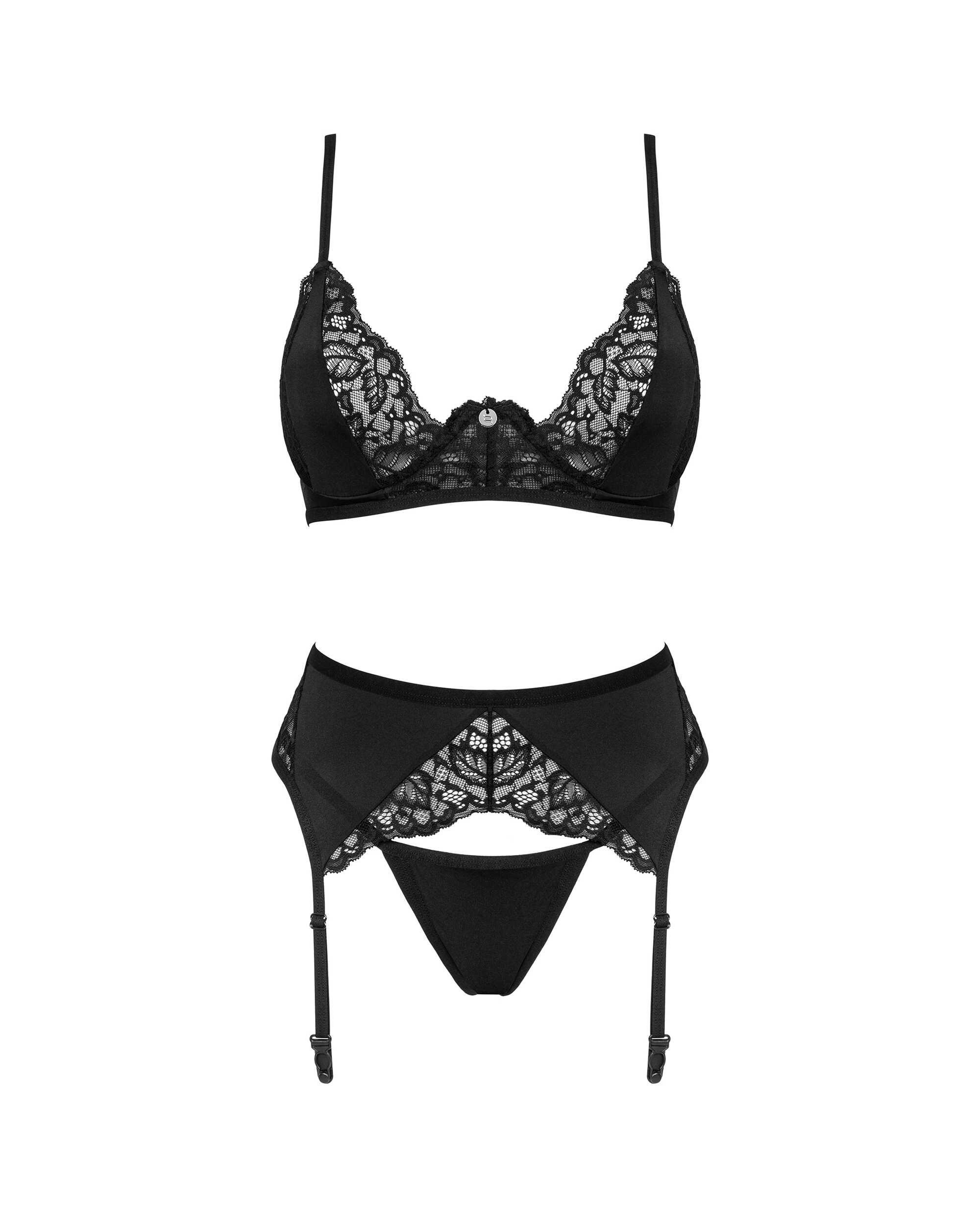 Bellastia ensemble 3 pièces – Noir