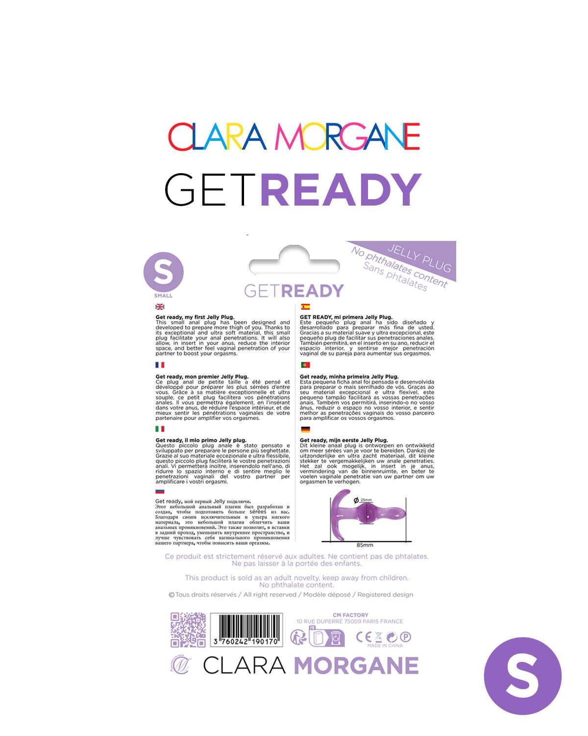Get ready plug Clara Morgane – Violet (S)