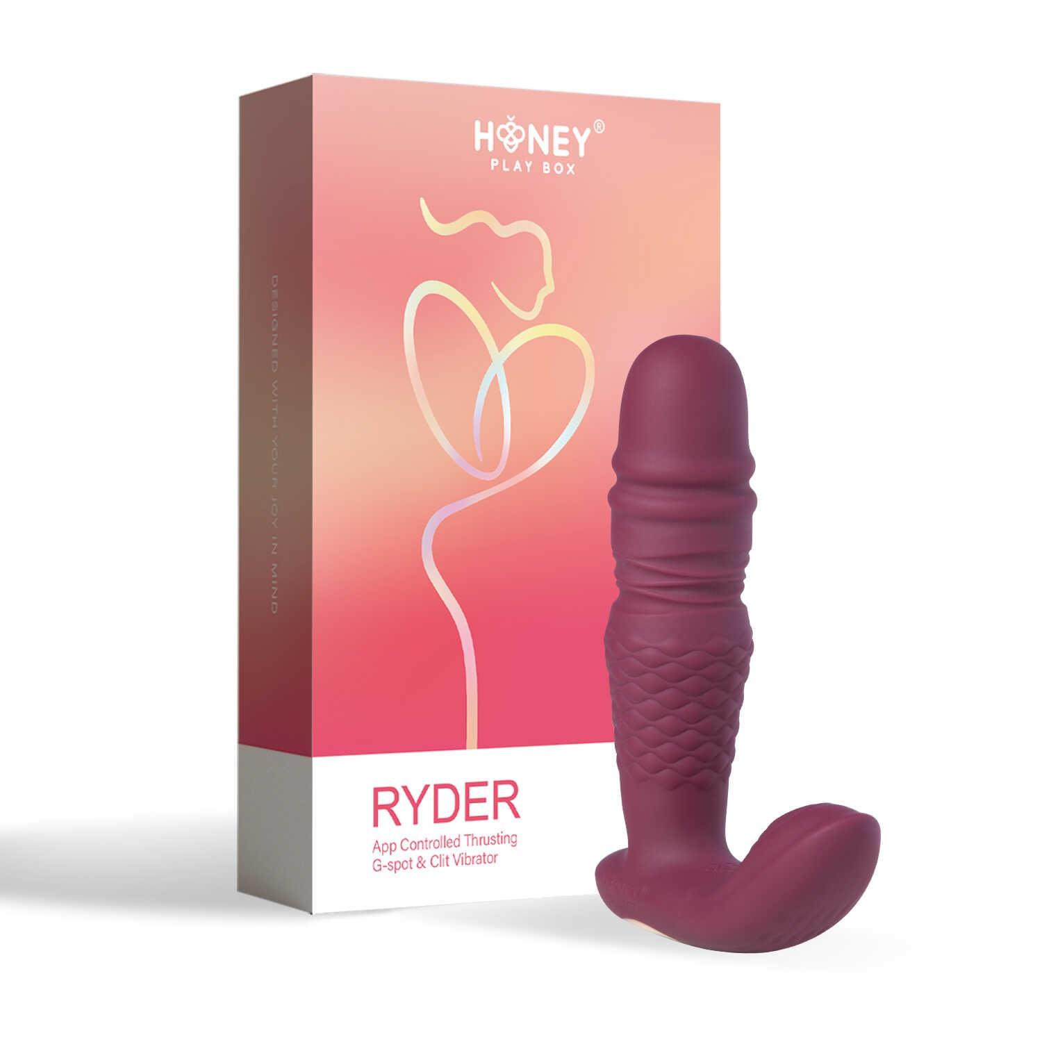Ryder – Vibromasseur et va et vient double stimulation avec application