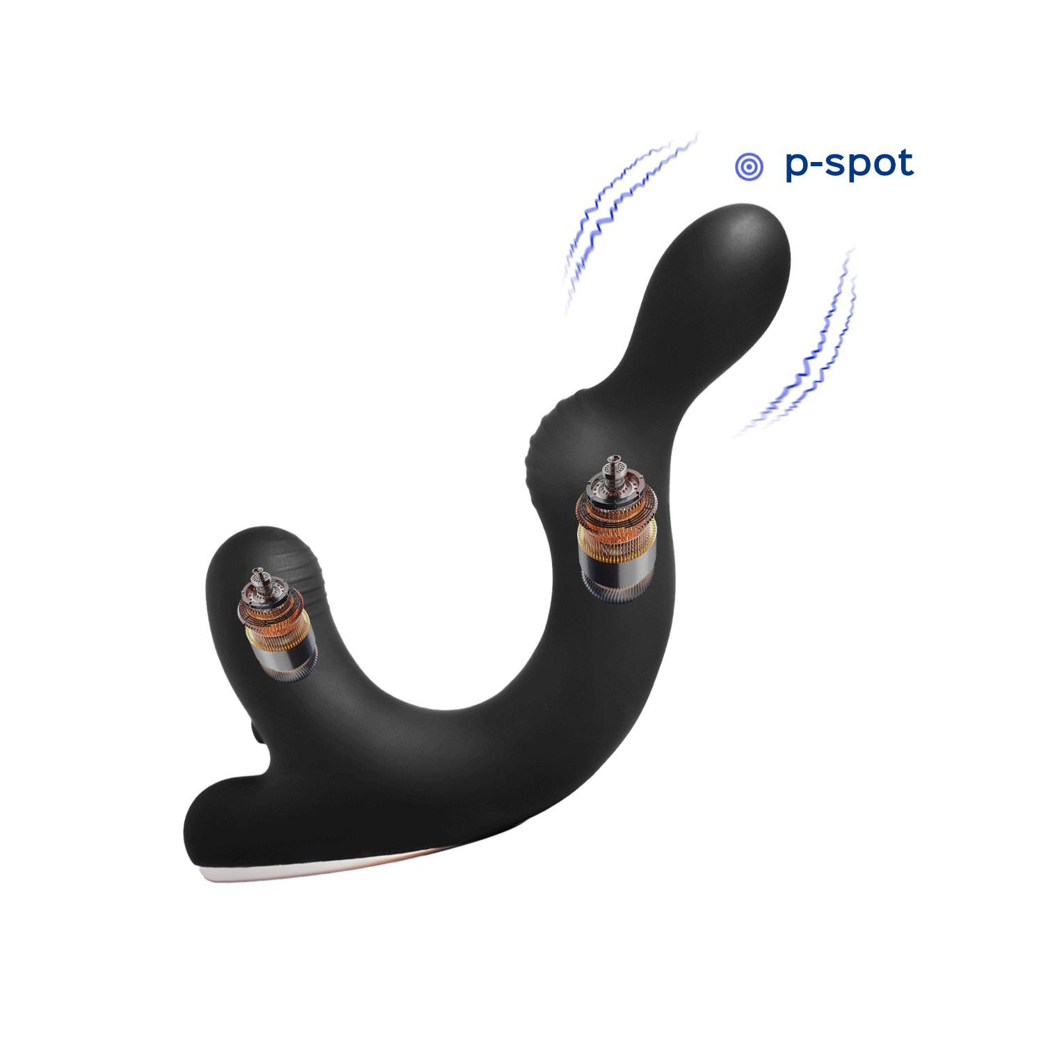Rocky – vibromasseur pour la prostate et le scrotum – Noir
