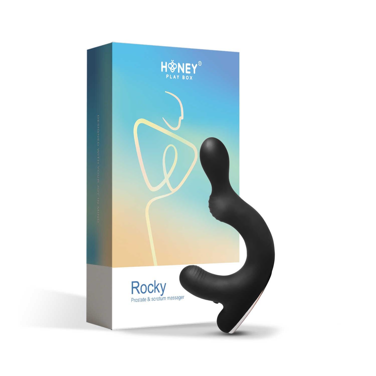 Rocky – vibromasseur pour la prostate et le scrotum – Noir