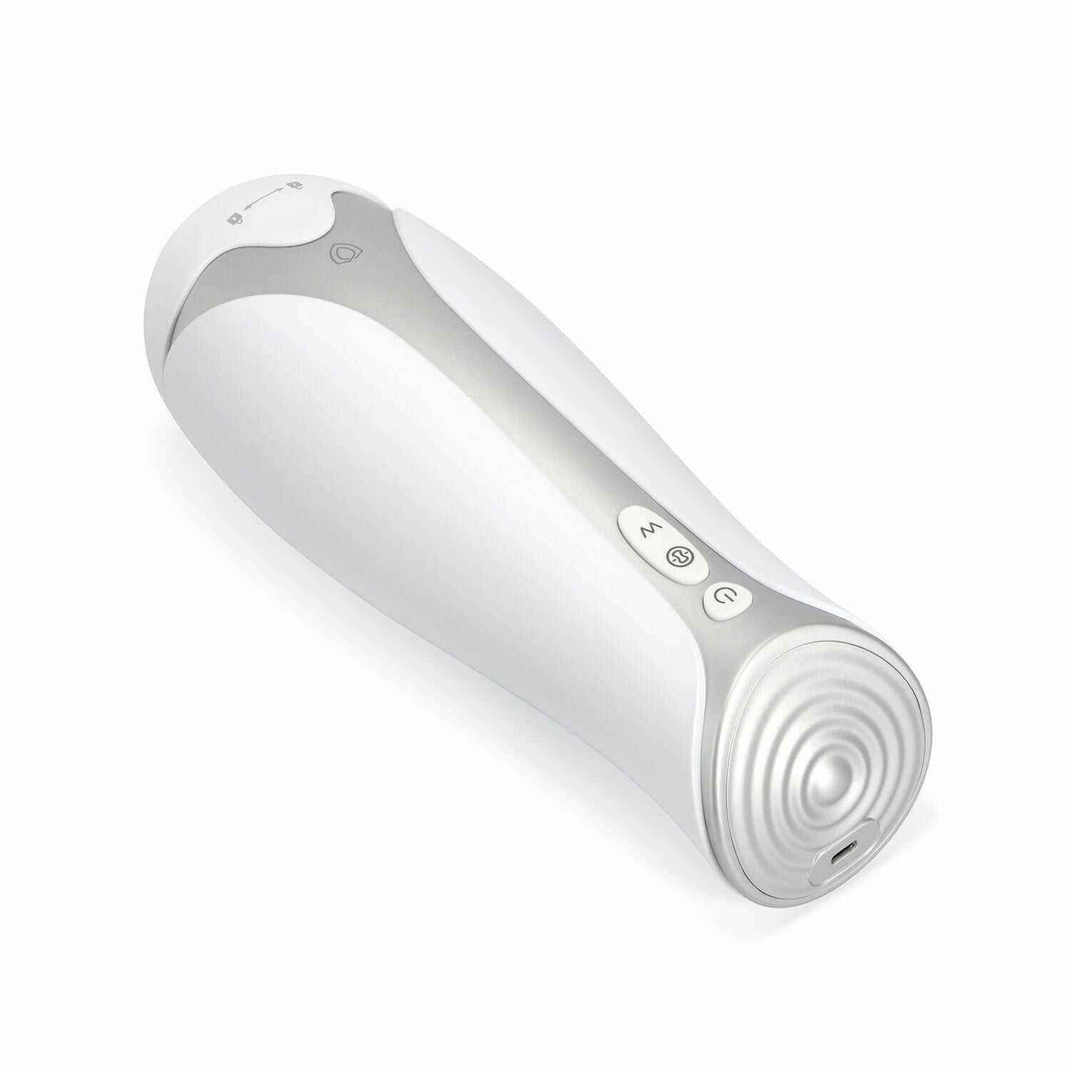 Albus masturbateur gonflable et aspirant – Blanc