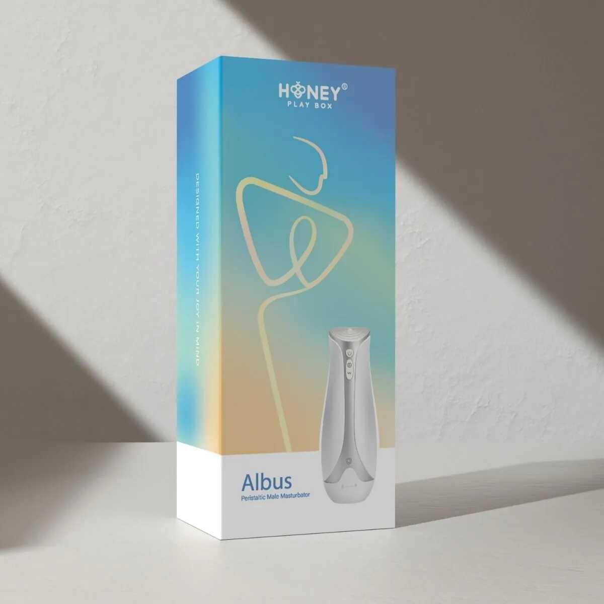 Albus masturbateur gonflable et aspirant – Blanc