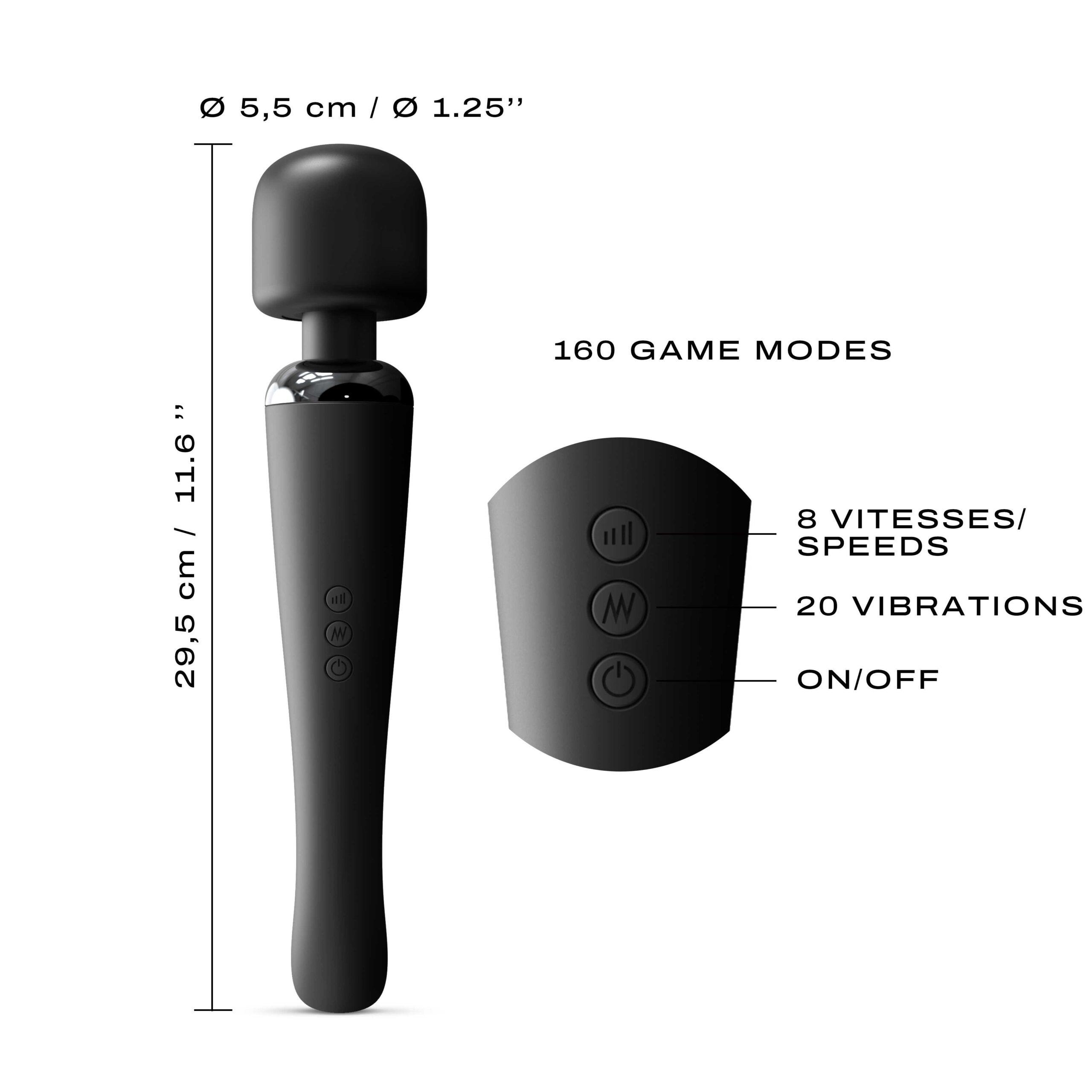Stimulateur Megawand – Noir