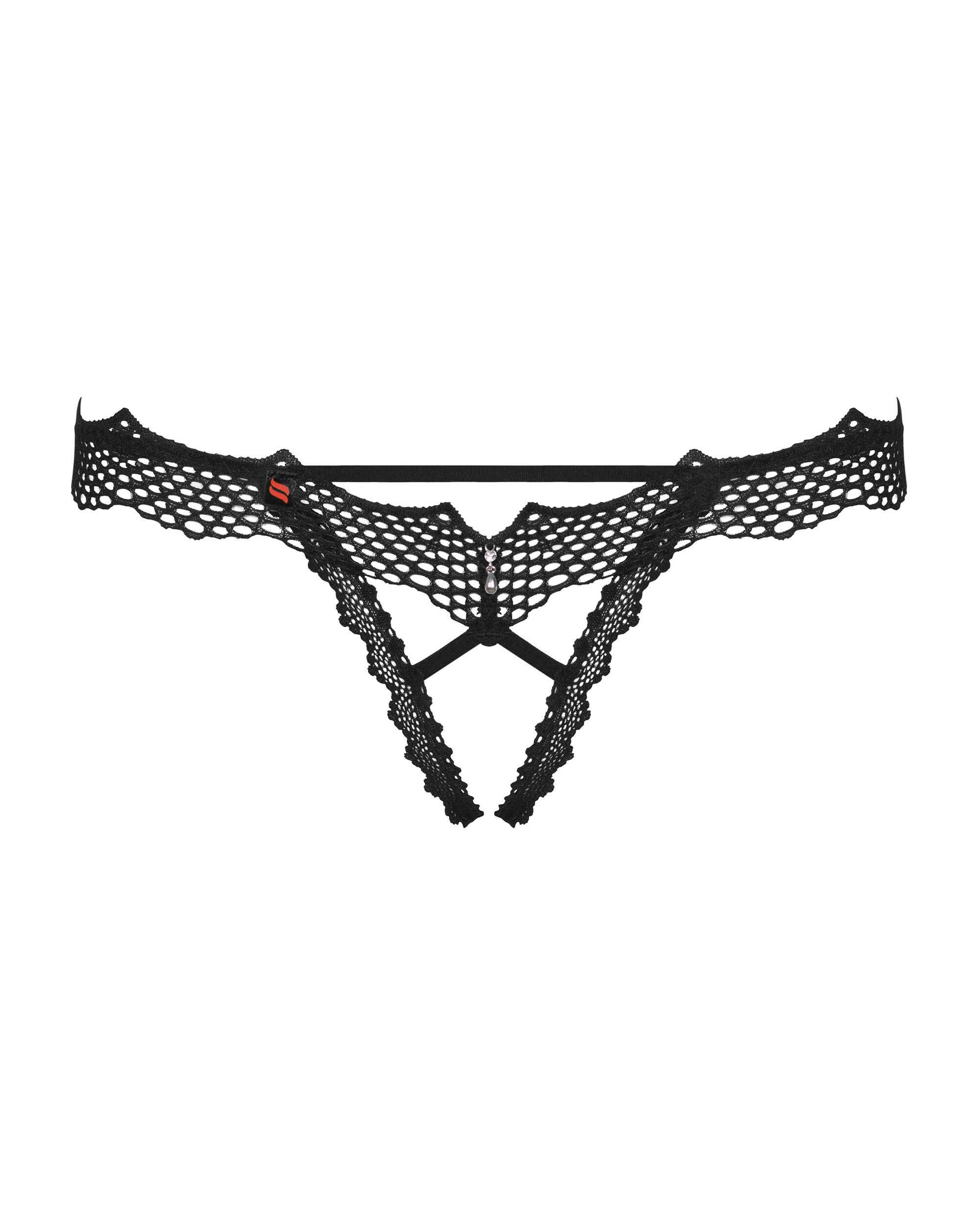 Bravelle String ouvert – Noir