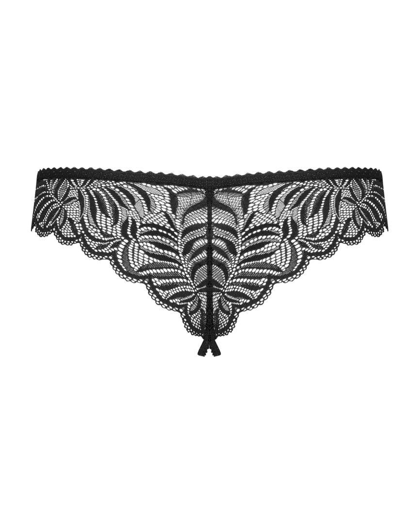 Contica Tanga ouvert – Noir