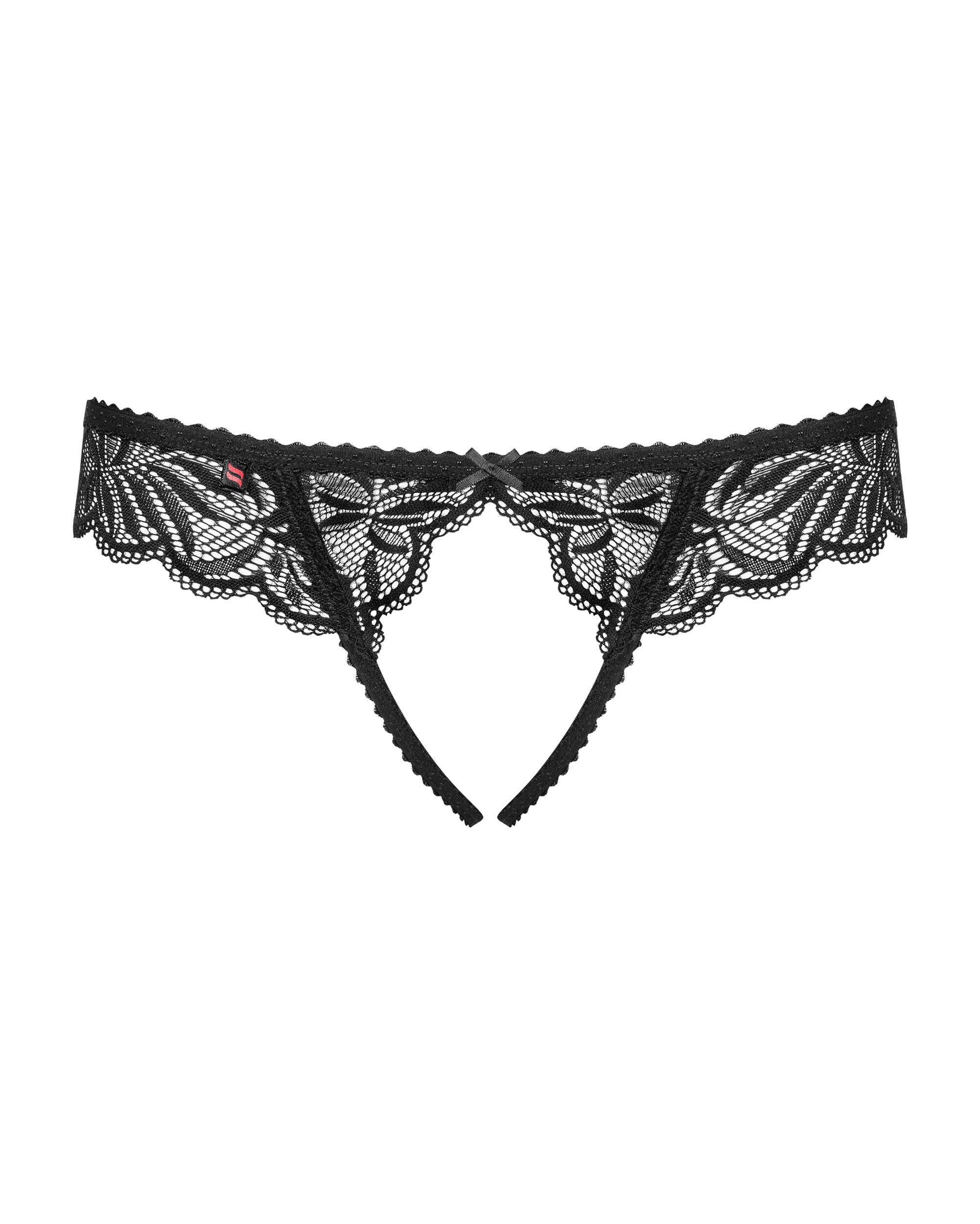 Contica Tanga ouvert – Noir