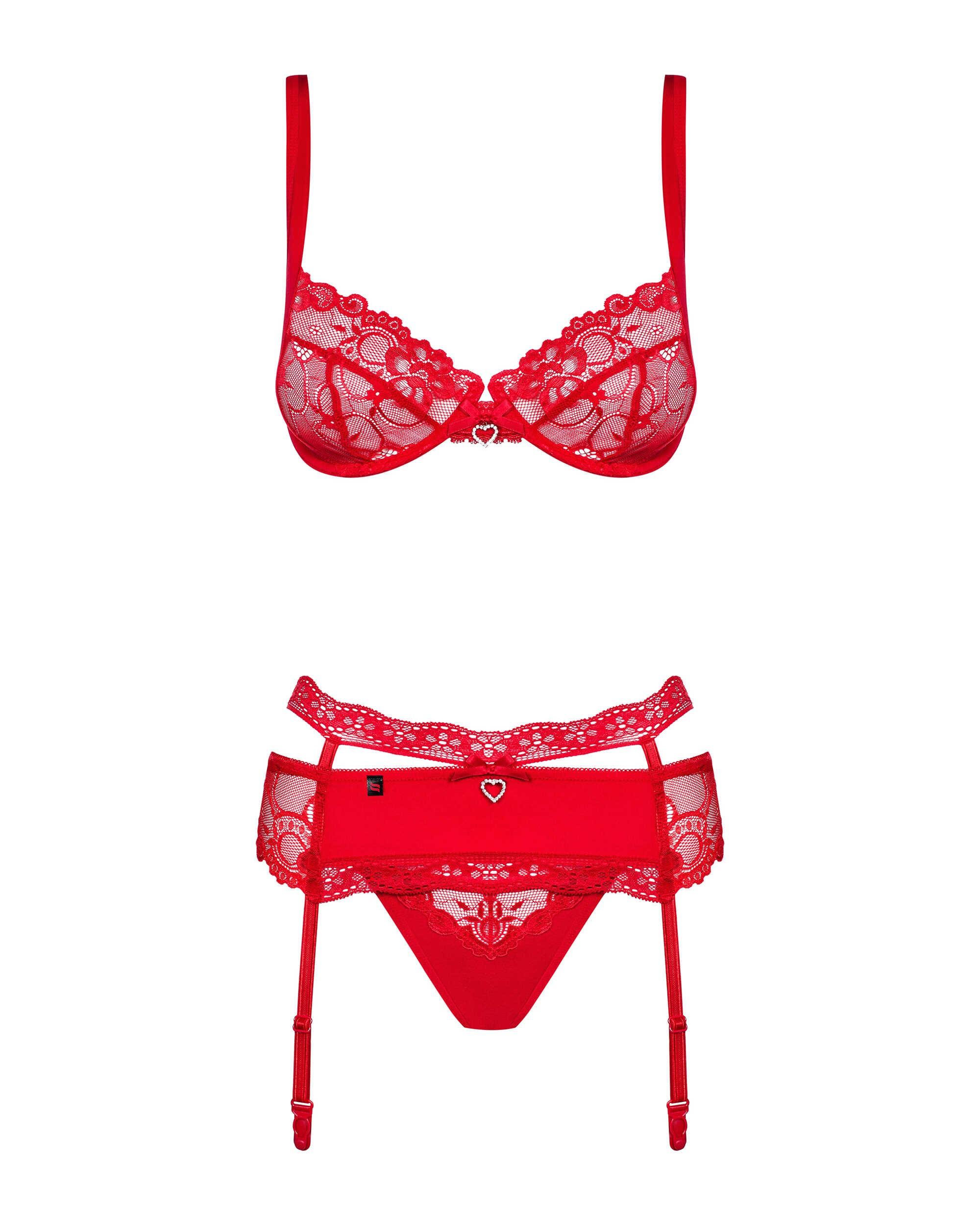 Heartina Ensemble 3 pcs – Rouge