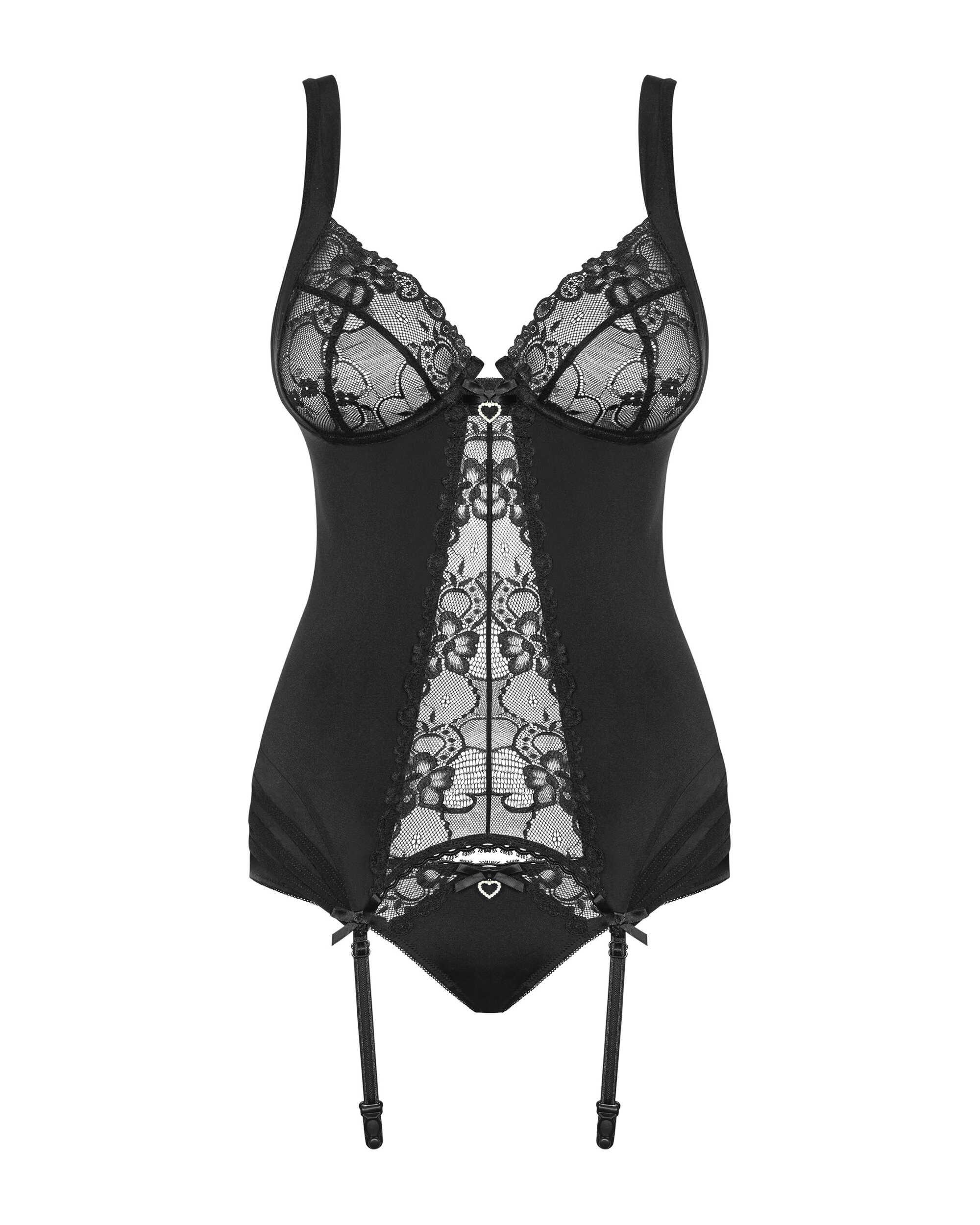 Heartina Guêpière – Noir