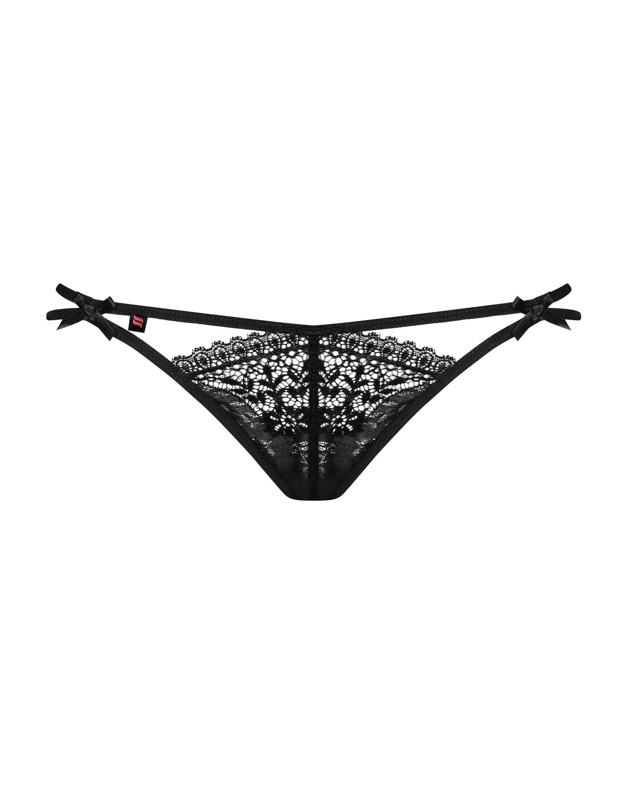 Intensa String Double Lanière – Noir